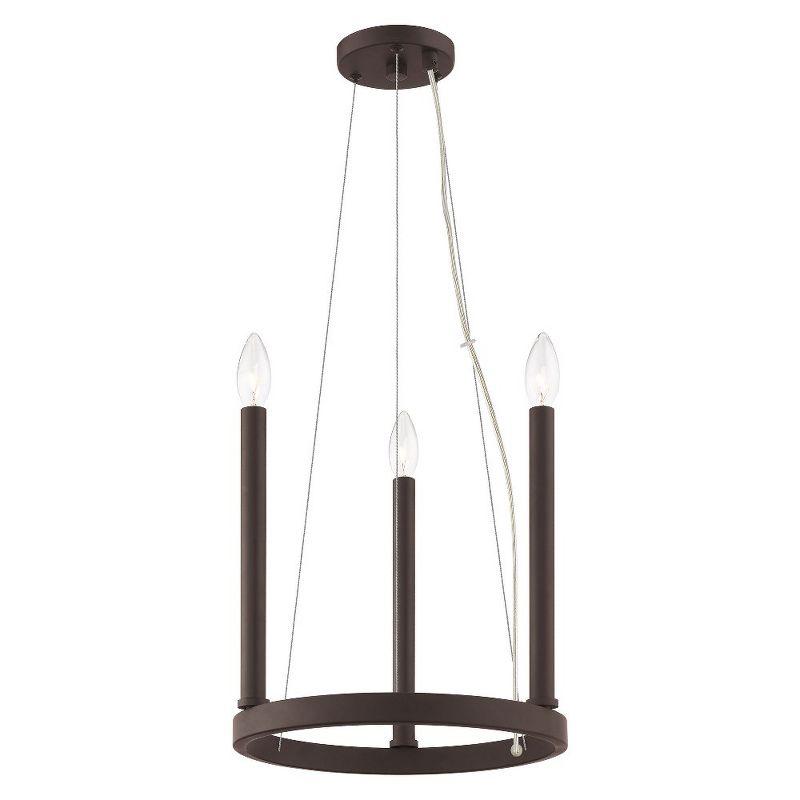 Livex Lighting Alpine 3 - Light Chandelier in  Bronze
