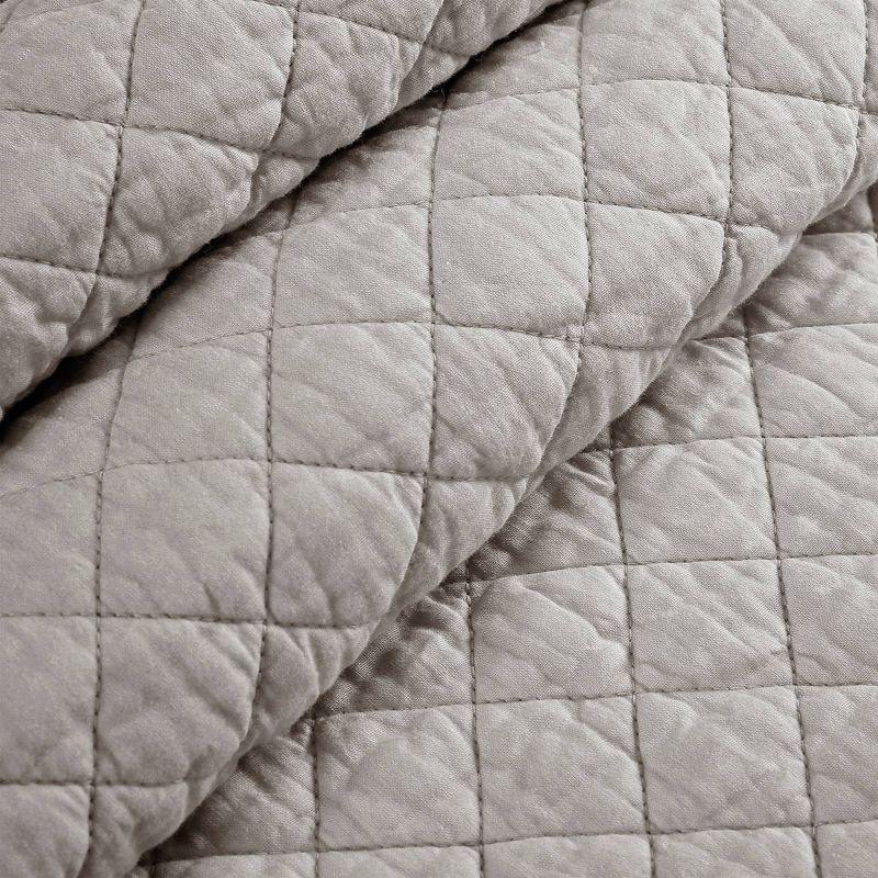 Lush Decor Ava Diamond Standard Cotton Modern & Contemporary Quilt Set