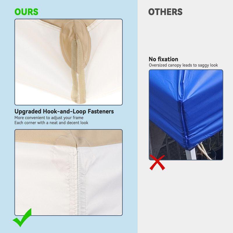 Yescom 2-Tier Gazebo Top Replacement UV30+ for Dual Tier Gazebo Frames Outdoor Patio Canopy Cover | Wayfair