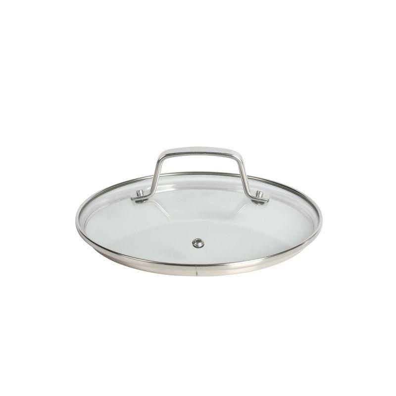 Stainless Steel 3.5-Quart Sauce Pan with Glass Lid