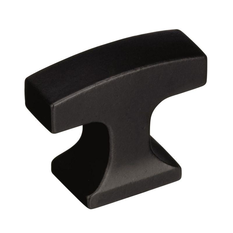 Black Bronze T-Handle Cabinet Knob with Mounting Hardware