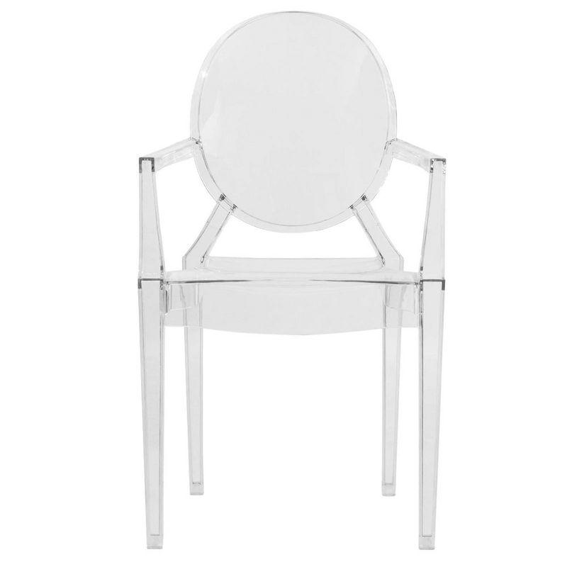 Carroll Clear Acrylic Stackable Dining Chairs, Set of 4