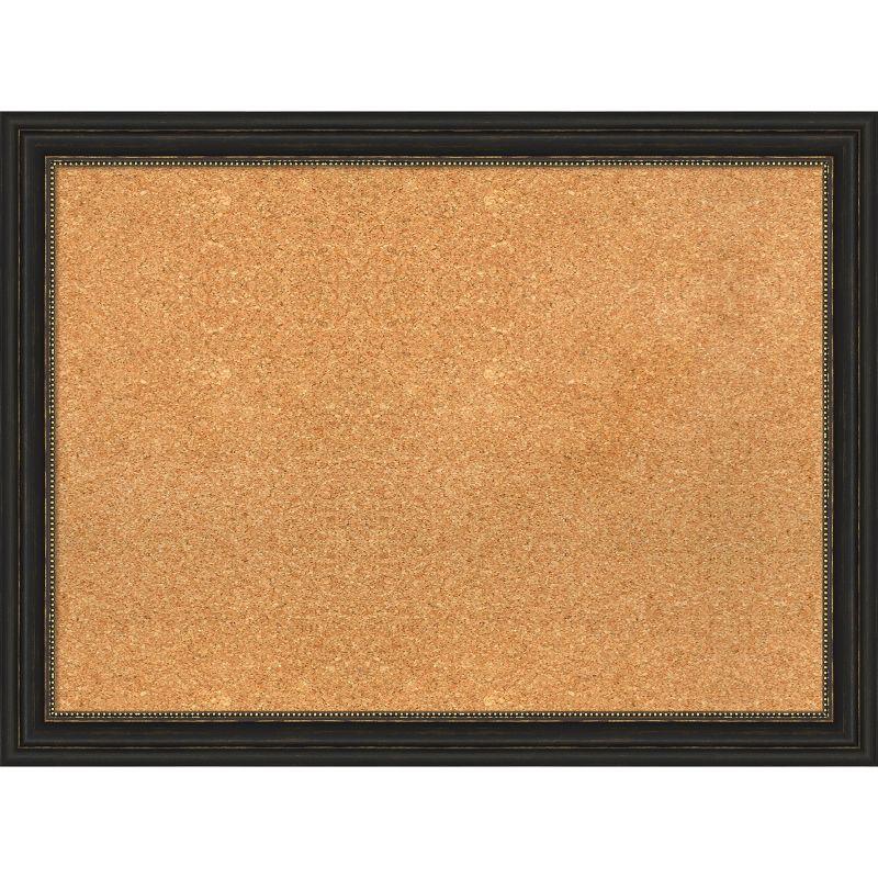 28x20 Bronze Framed Natural Corkboard