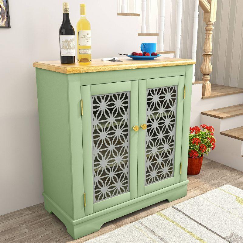 30" Storage Sideboard Buffet Cabinet - Home Essentials