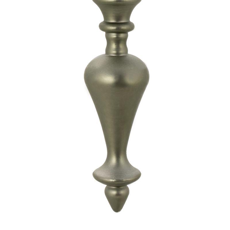 8.7" x 3.5" Matter Finial Ornament (Set of 3)