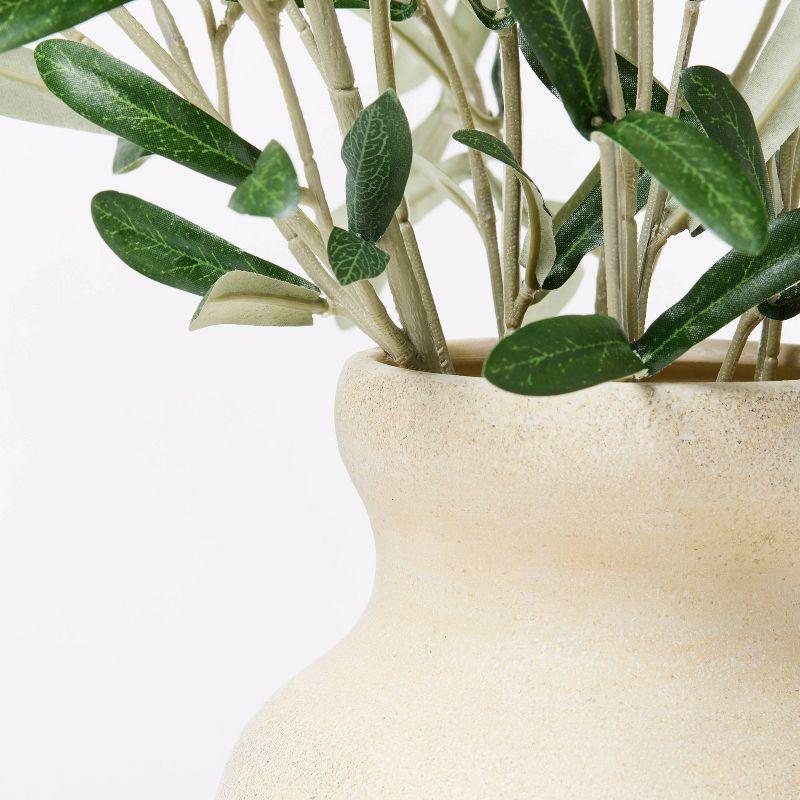 Artificial Olive Leaf Arrangement - Threshold™ designed with Studio McGee: Faux Tree in Ceramic Pot