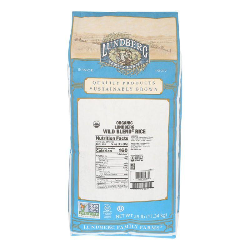 Lundberg Organic Wild Blend Rice - 25 lb