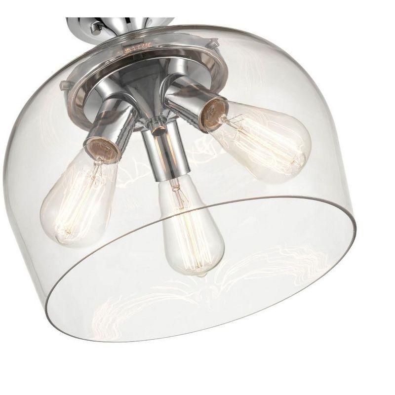 Cromkill Glass Semi Flush Mount