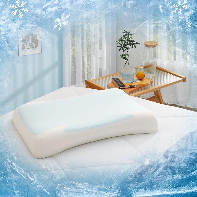 Cooling Gel-Infused Memory Foam Contour Pillow