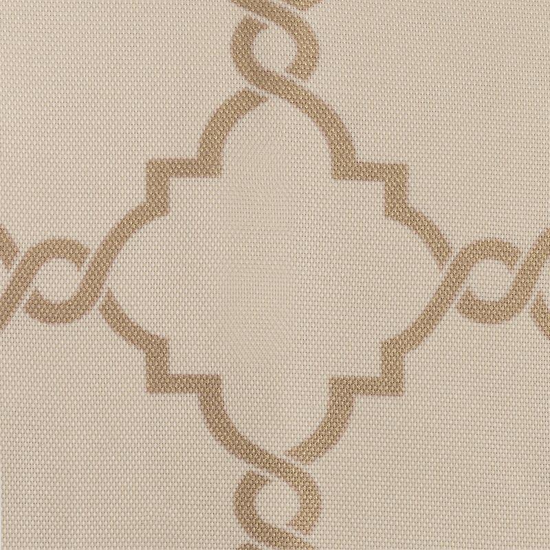 Saratoga Fretwork Print Grommet Top Window Valance