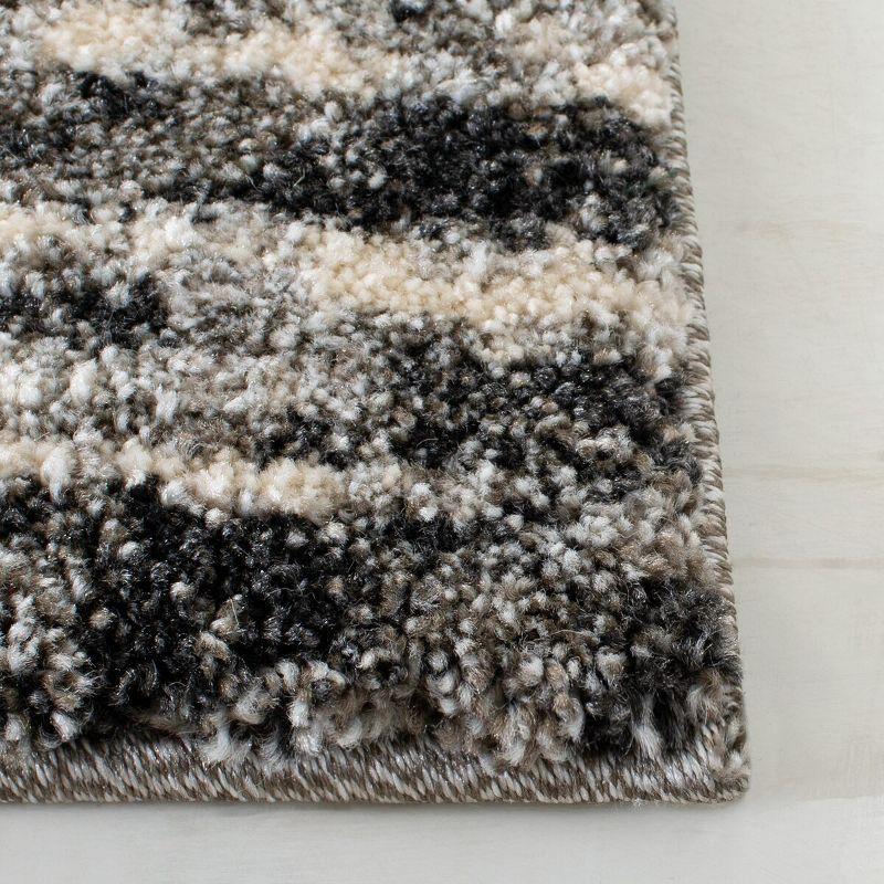 Retro RET2693 Power Loomed Indoor Area Rug - Dark Grey/Light Grey - 8'x8' - Safavieh.