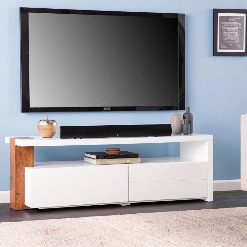 Harliston Contemporary Media Stand w/ Storage - MS1164813 - White - SEI