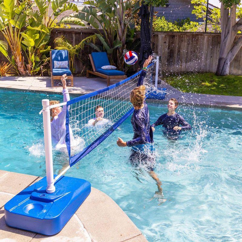 GoSports GoSports Splash Net Elite Pool Volleyball Game with Water Weighted Bases