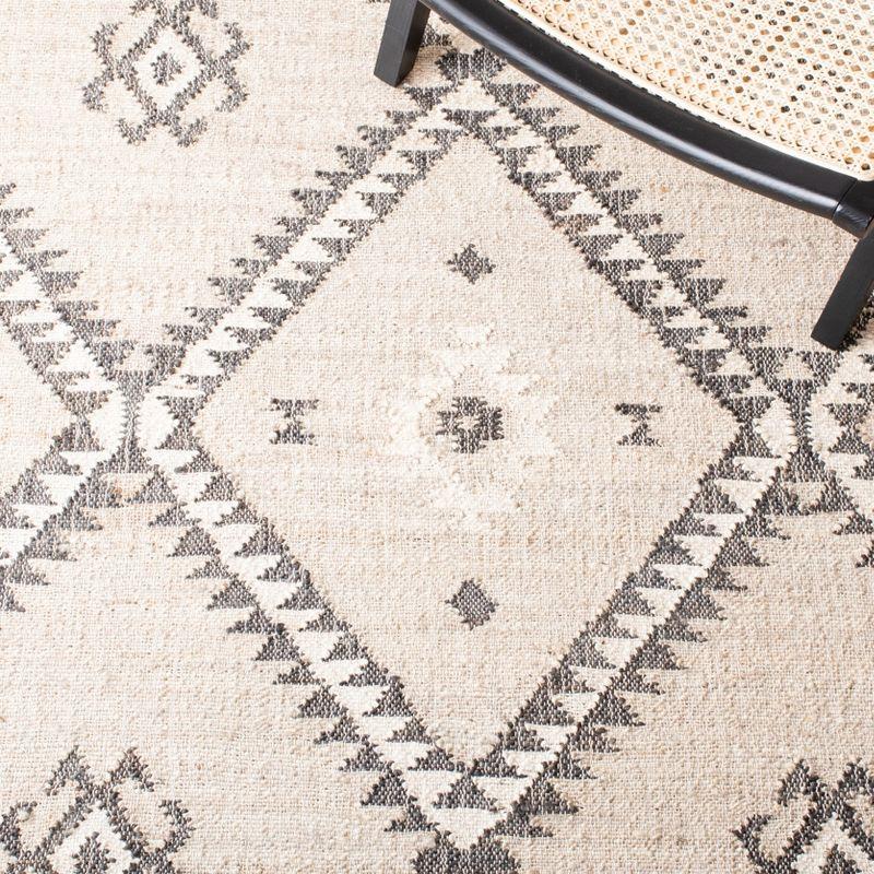 Kilim KLM761 Hand Woven Area Rug - Grey/Black - 3'x5' - Safavieh.