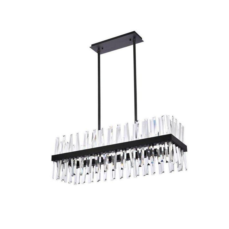 Elegant Lighting Serephina 20 - Light Chandelier in  Black