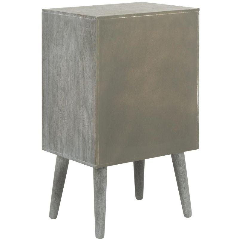 Pomona 3 Drawer Accent Table - CHS5700 - Slate Grey - Safavieh