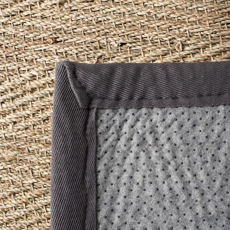 Natural Fiber NF115 Power Loomed Indoor Area Rug - Natural/Dark Grey - 5'x8' - Safavieh