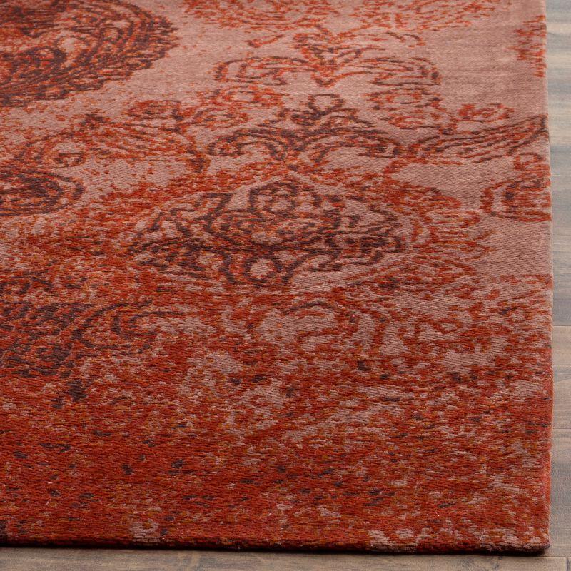 Classic Vintage CLV222 Power Loomed Area Rug - Rust/Brown - 6'x6' - Safavieh.