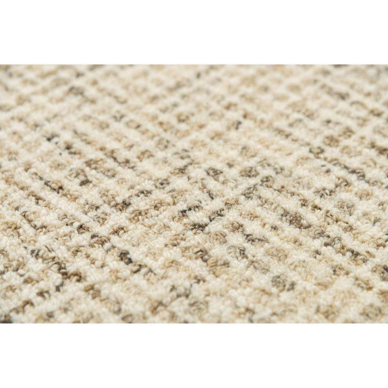 Kenyon Handmade Tufted Wool Beige Rug