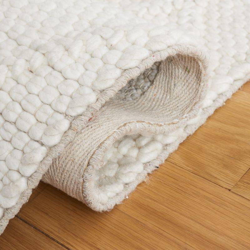 Natura NAT310 Hand Woven Area Rug - Ivory/Ivory - 4'x4' - Safavieh.