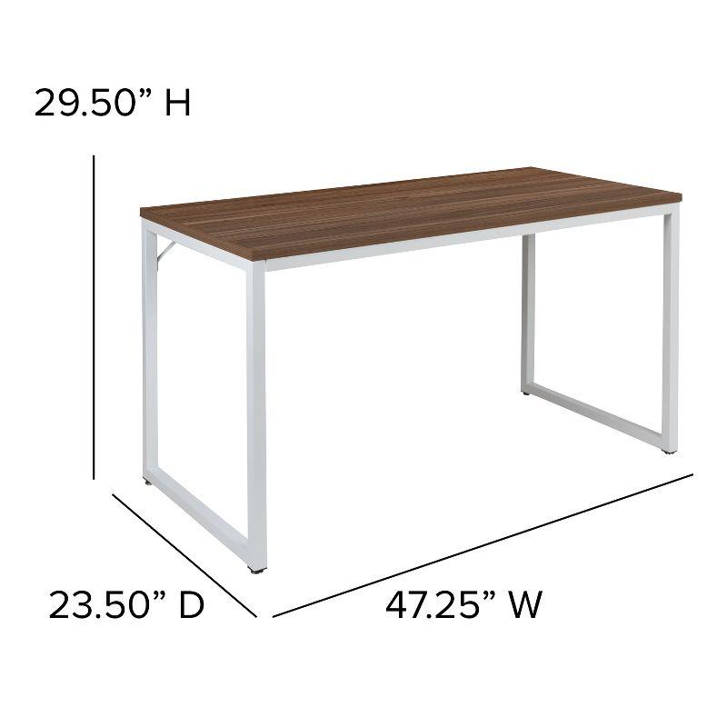 Flash Furniture Tiverton Industrial Modern Desk - Commercial Grade Office Computer Desk and Home Office Desk - 47" Long