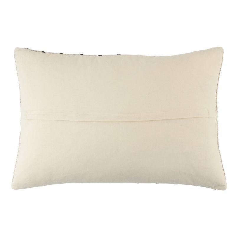 Chic Natural Cotton Corded 27" Throw Pillow