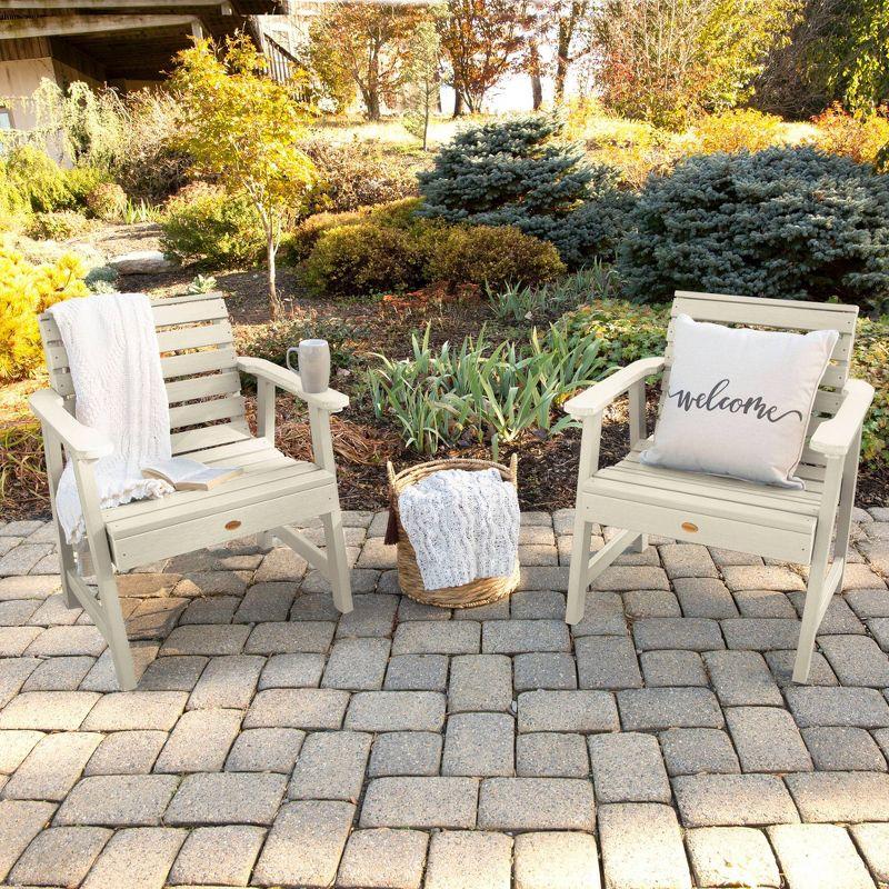 Weatherly Gray Poly Lumber Garden Chair Set