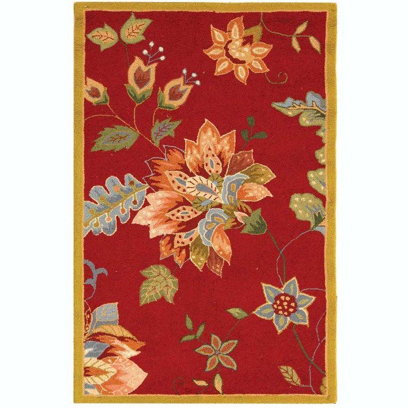 Chelsea Hand Hooked Wool Floral Rug