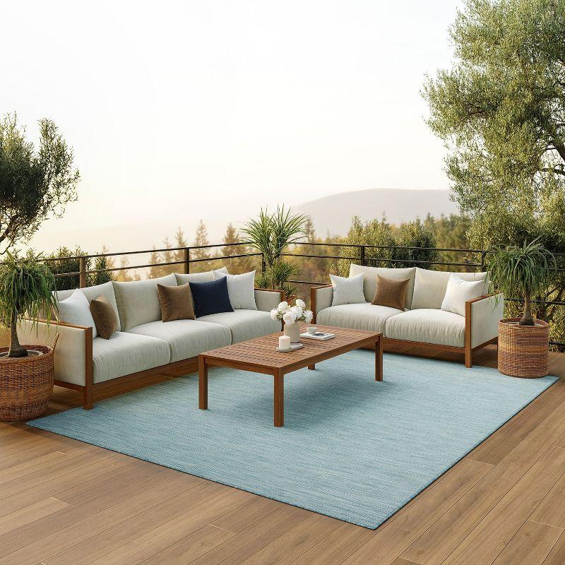 Nourison Positano POS01 Indoor/outdoor Area Rug - Aqua 7' x 10'