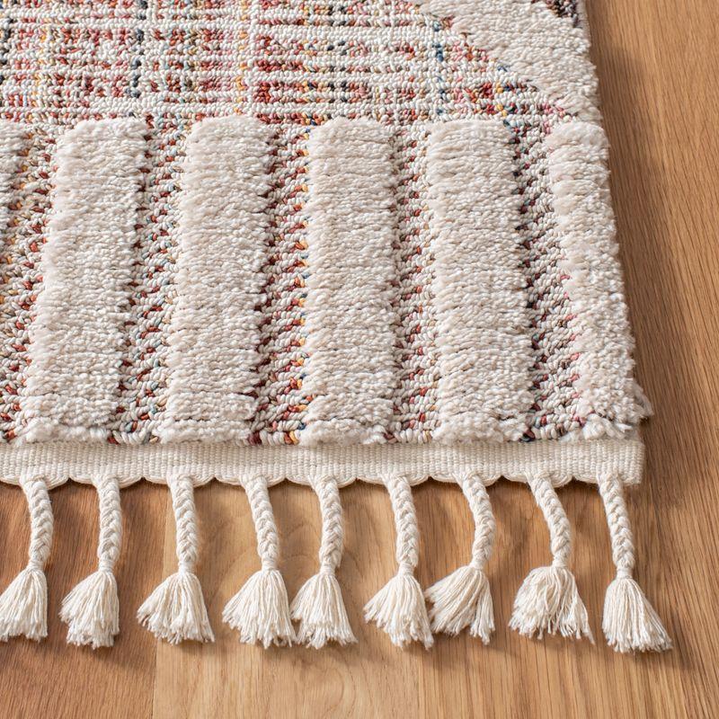 Marrakesh MRK523 Power Loomed Area Rug - Grey/Multi - 5'3"x5'3" - Safavieh.