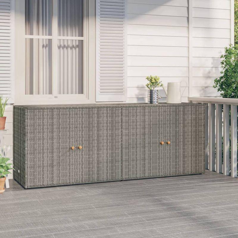 VidaXL Water Resistant Acacia Cabinet Deck Box