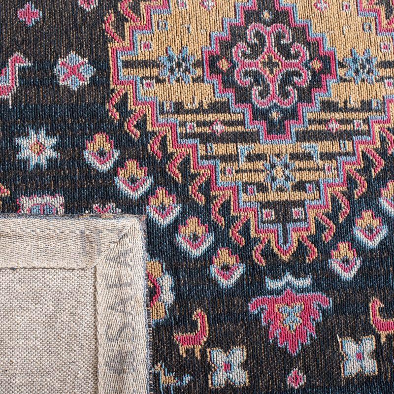 Classic Vintage CLV114 Power Loomed Area Rug - Navy/Pink - 4'x6' - Safavieh.