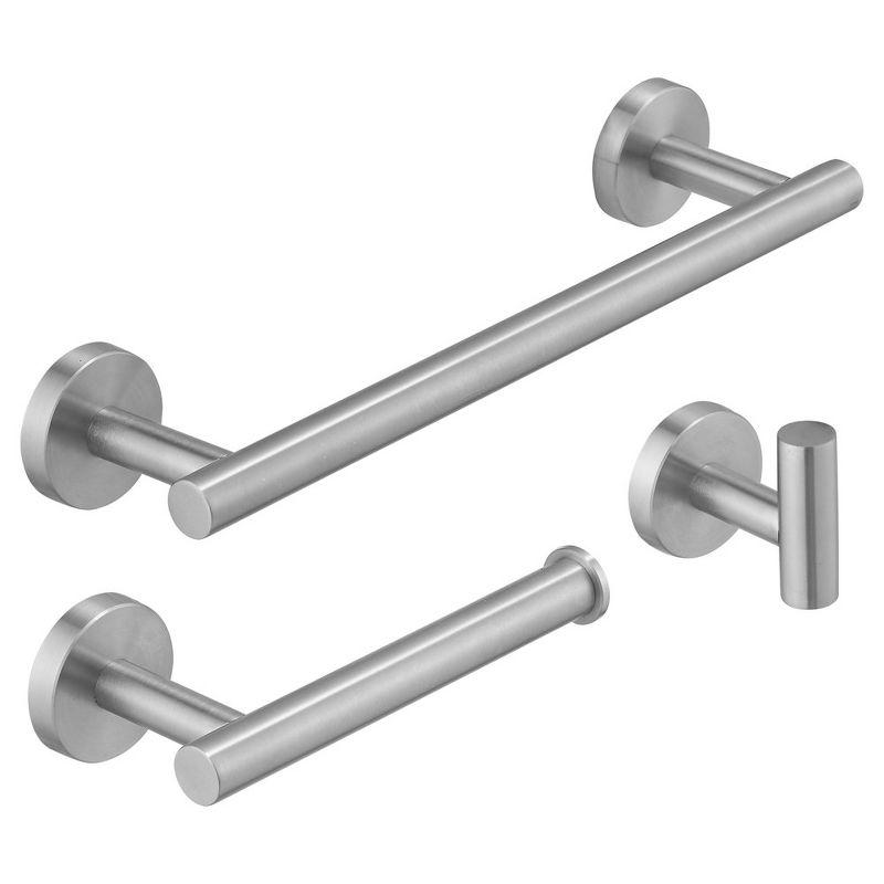 Stainless Steel 3-Piece Bathroom Hardware Set