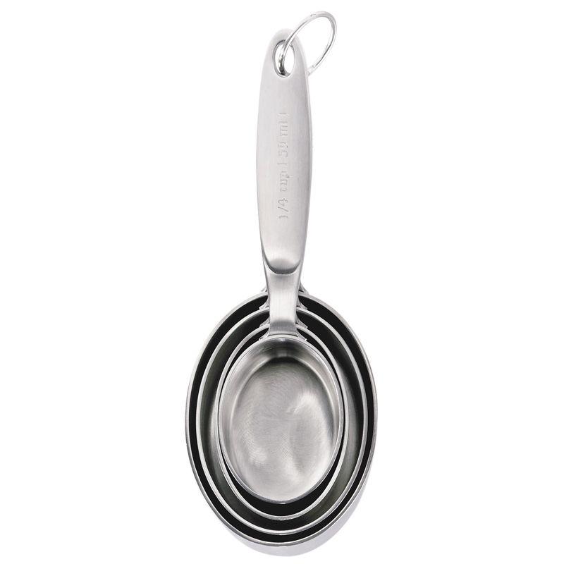 Stainless Steel Measuring Cup and Spoon Set for Dry Spices