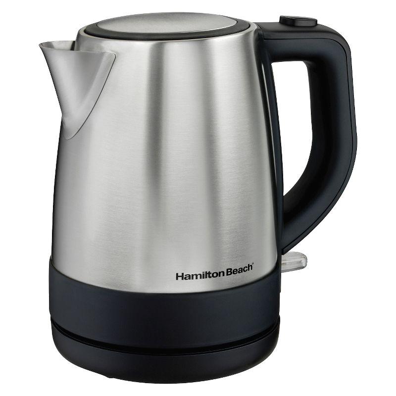 Hamilton Beach 1L Stainless Steel Electric Kettle with Overheat Protection