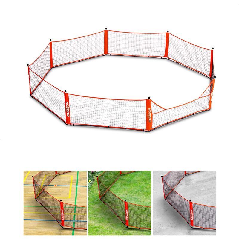 GoSports Gagagon Gaga Ball Pit - Portable Indoor/Outdoor Game Set - Includes 2 Balls and Carrying Case