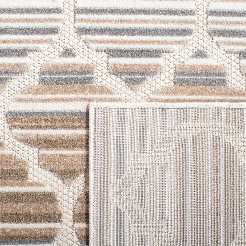 Cabana CBN333 Loomed Indoor Area Rug - Grey/Ivory - 8'x10' - Safavieh