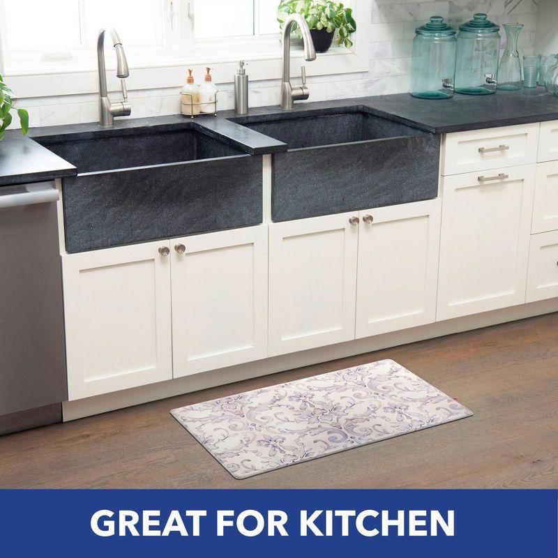 SoHome Cozy Living Watercolor Damask Anti-Fatigue Mat