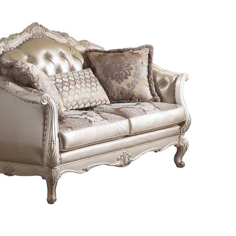 Andrew Home Studio Stella II 63'' Faux Leather Loveseat