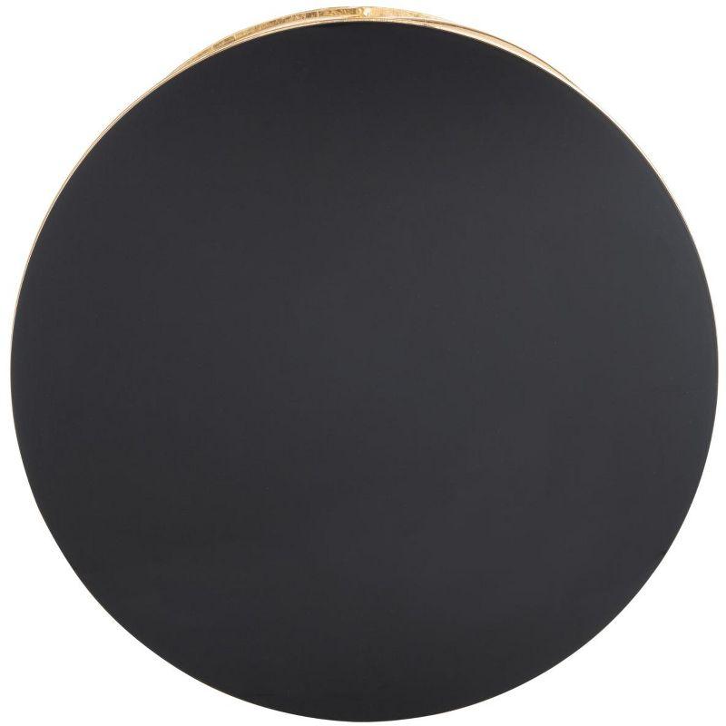 Cagney Accent Table - FOX2535B - Gold/Black - Safavieh Couture