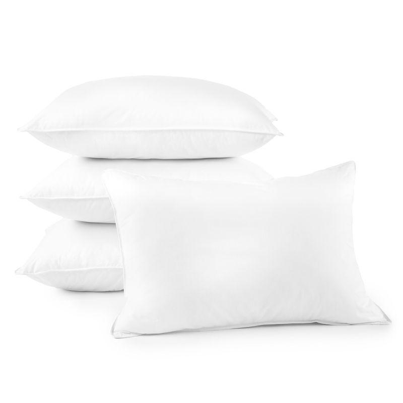 Downlite Medium Polyfill Pillows 4 Pack (Set of 4)