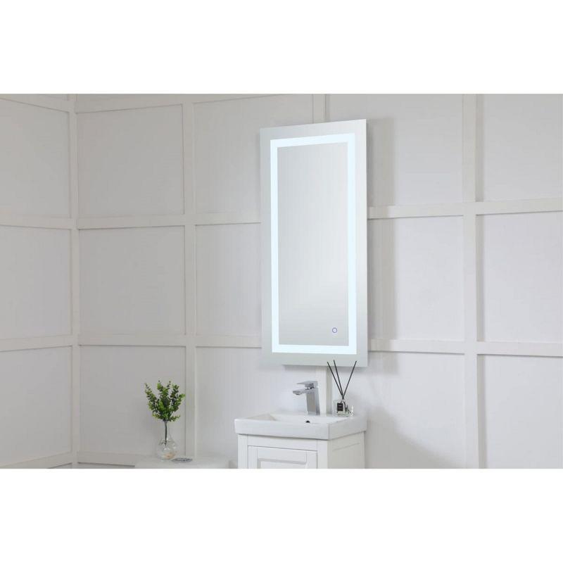 Elegant Lighting LED Hardwired Mirror Rectangle W20H40 Dimmable 5000K