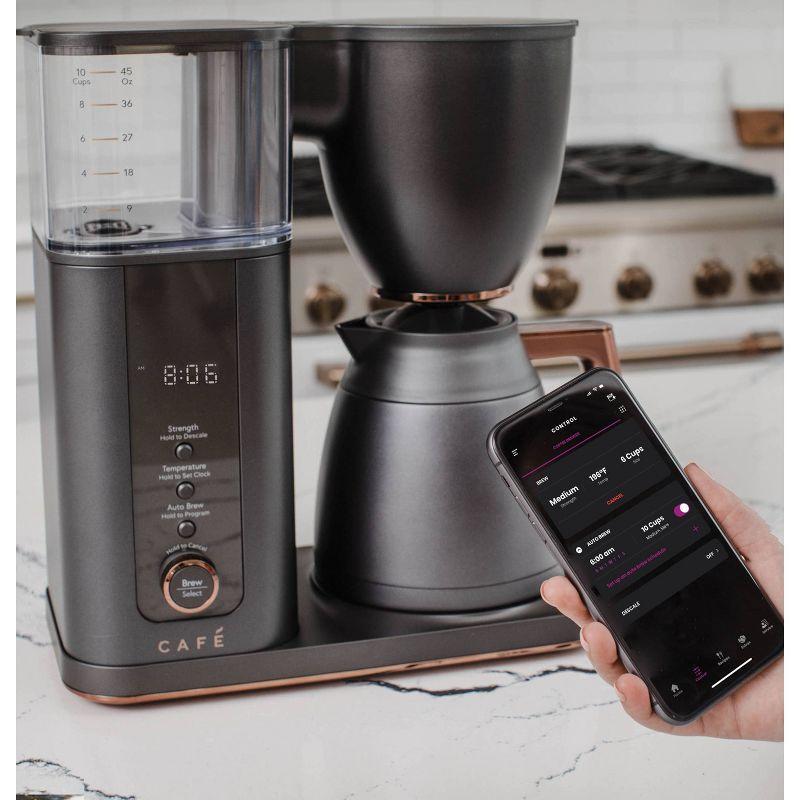 Café ™ Matte Black 10-Cup Drip Coffee Maker with Thermal Carafe