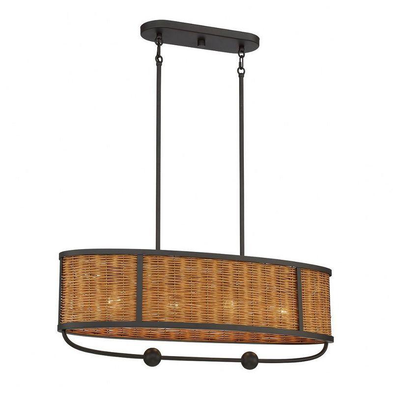 Eurofase Lighting Comparelli 4 - Light Chandelier in  Dark Bronze