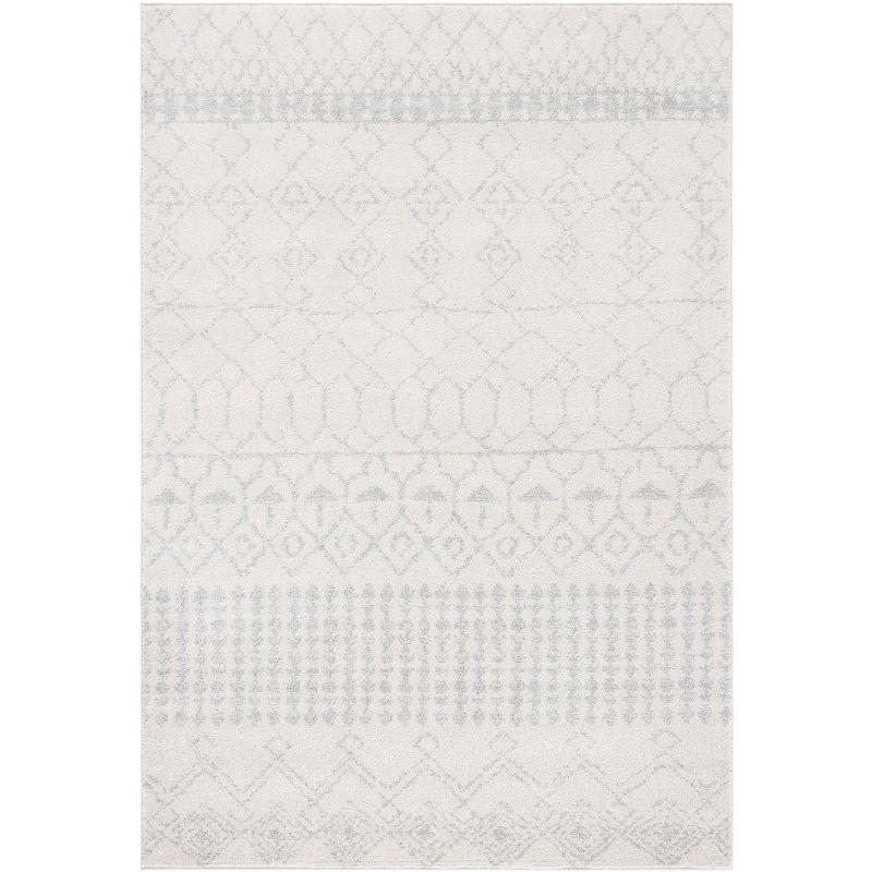 Tulum TUL229 Power Loomed Area Rug - Ivory/Light Grey - 6'x9' - Safavieh.