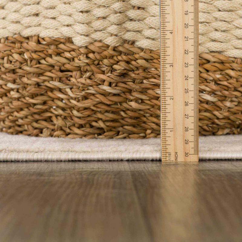 Edsel Oriental Light Gray/Beige Area Rug