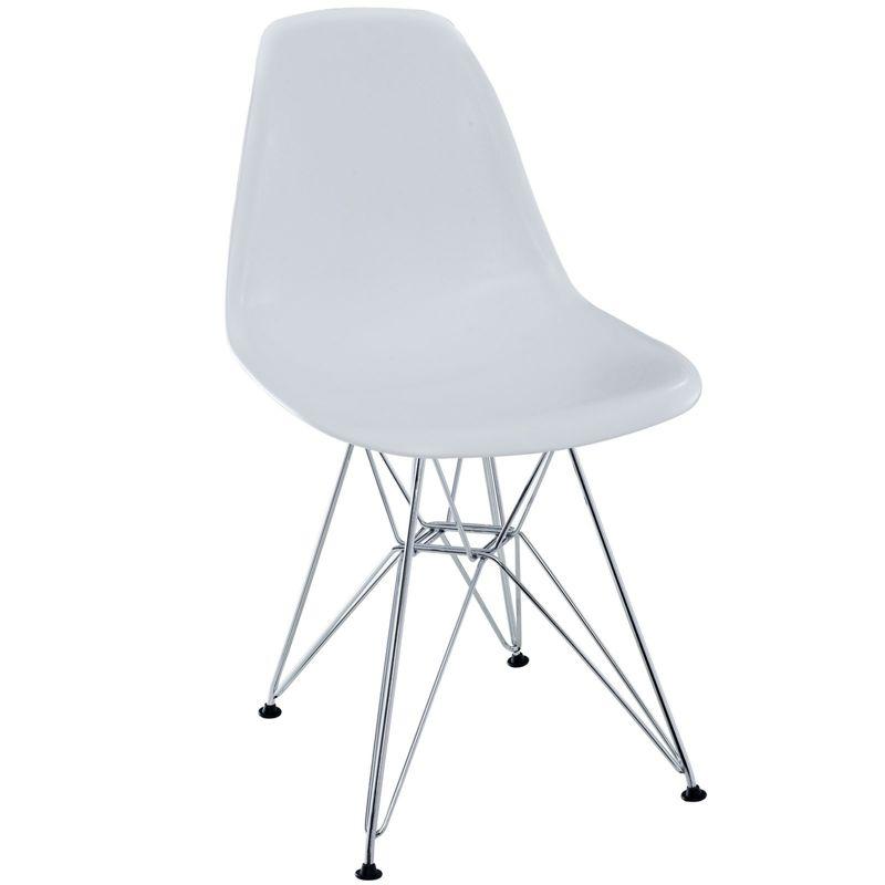 Modway Modway Plastic Dining Chair with Wire Base