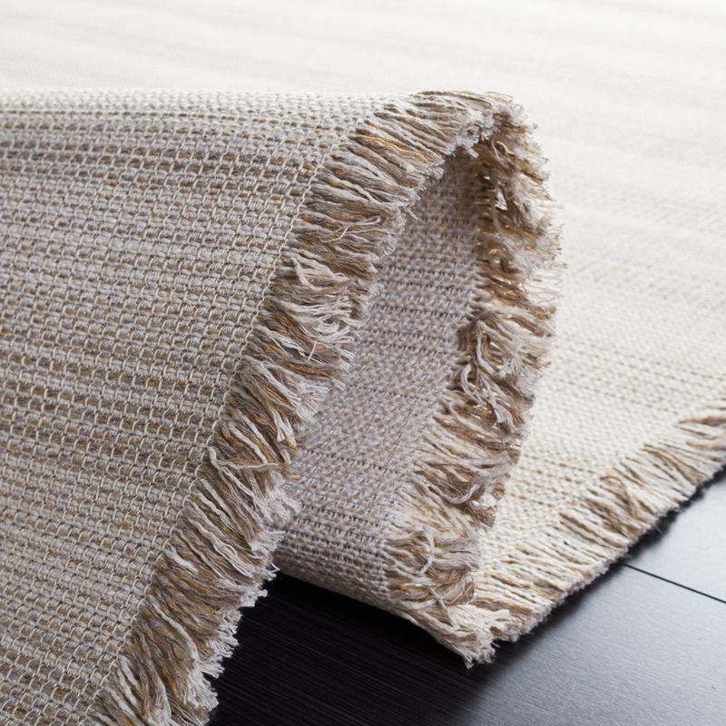 Augustine AGT501 Machine Made Indoor Area Rug - Ivory/Taupe - 6'-4"x6'-4" - Safavieh