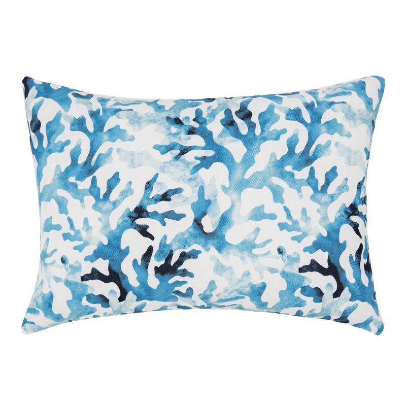 Blue Reef Coastal Polyester Indoor/Outdoor Pillow