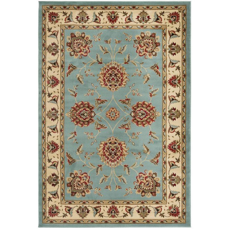 Lyndhurst LNH555 Power Loomed Area Rug - Blue/Ivory - 5'3"x7'6" - Safavieh